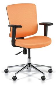 Krzesło biurowe HILSCH, pomarańczowe