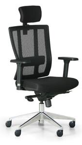 Krzesło biurowe METRIM, czarny