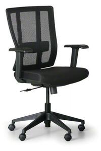 Krzesło biurowe MET, czarny/niebieski