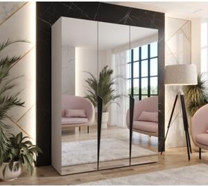 Szafa uchylna otwierana Piano 1 150 wys. 202 cm kaszmir + u. czarny