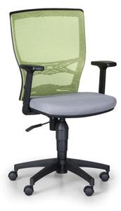 Krzesło biurowe VENLO, zielone / szare