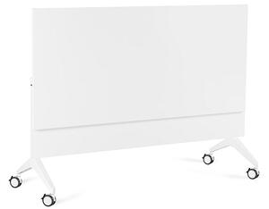 Biurko pracownicze z panelem maskującym Yumi S 150x70 cm biały/biały