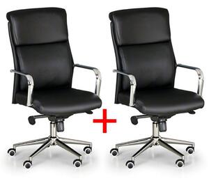 Krzesło biurowe VIRO 1+1 GRATIS, czarny