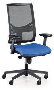 Krzesło biurowe OMNIA, niebieskie