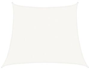 Żagiel przeciwsłoneczny, 160 g/m², biały, 3/4x3 m, hdpe