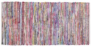 Dywan bawełniany prostokątny tkany ręcznie boho 80 x 150 cm kolorowy Bartin Beliani