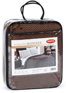 Matex Narzuta na łóżko Montana brązowy, 170 x 210 cm