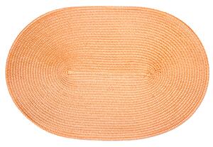 Jahu Podkładki na stół Deco owalne pomarańczowy, 30 x 45 cm, zestaw 4 szt