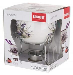 Banquet LAVENDER 6-częściowy zestaw fondue