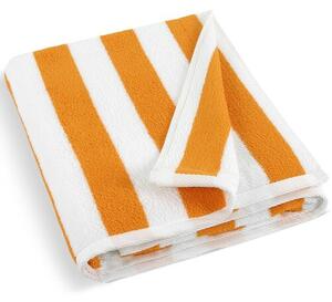 Bellatex Ręcznik plażowy 163/149 biało-pomarańczowy