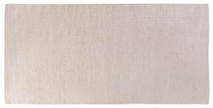 Dywan beżowy bawełniany ręcznie wykonany 80 x 150 cm Derince Beliani