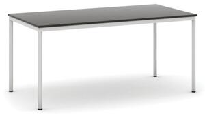 Stół do jadalni 1600 x 800 mm, blat wenge, nogi jasnoszare