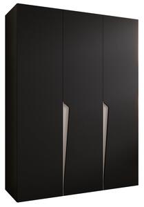 Szafa uchylna otwierana Piano 1 150 wys. 202 cm czarny + u. kaszmir