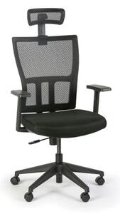 Krzesło biurowe AT, czarne