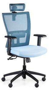 Krzesło biurowe AM, niebieskie