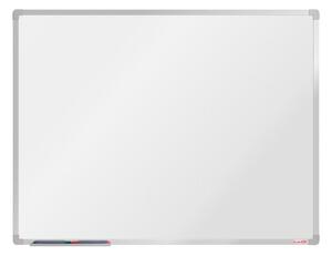 Biała magnetyczna tablica do pisania boardOK 1200 x 900 mm, anodowana rama