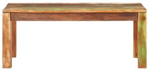 Stolik kawowy, 100x55x40 cm, lite drewno z odzysku