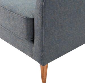 Fotel Venuste denim blue/brown