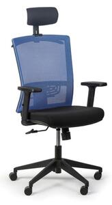 Krzesło biurowe FELIX, niebieski