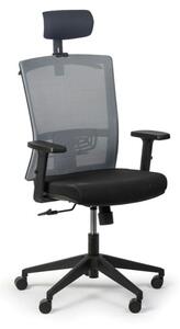 Krzesło biurowe FELIX, szary