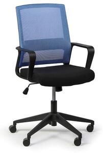 Krzesło biurowe LOW, niebieski