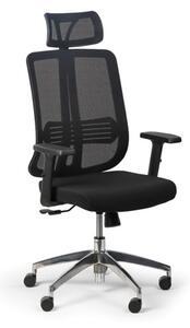 Krzesło biurowe CROSS, czarny