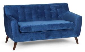 Sofa NORDIC, 2 siedziska, niebieski