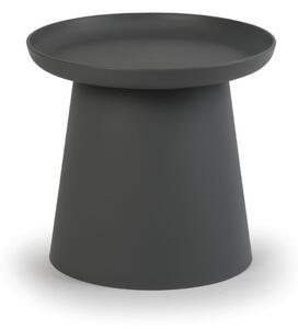 Plastikowy stolik kawowy FUNGO średnica 500 mm, szary