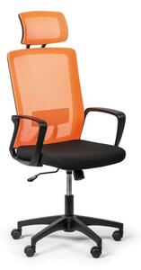 Krzesło biurowe BASE PLUS, pomarańczowy