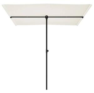 Parasol ogrodowy na aluminiowym słupku, 2x1,5 m, piaskowy