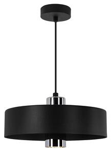 Czarna elegancka lampa z metalowym kloszem - A318-Cesa