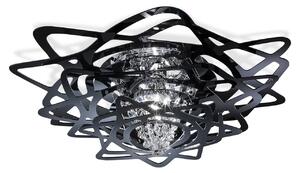 Lampa Sufitowa Slamp, Aurora, ściemnialny, czarny, salon, tworzywo sztuczne, design