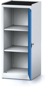 Szafa warsztatowa MECHANIC, 1170 x 490 x 500 mm, 2 półki, niebieskie drzwi