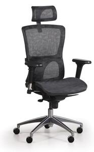 Krzesło biurowe LEXI, czarne