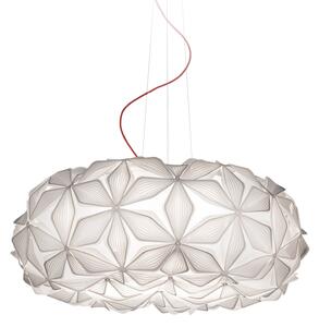 Lampa Wisząca Slamp, C'EST LA VIE, ściemnialny, biały, salon, tworzywo sztuczne, design
