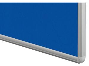 Tablica tekstylna ekoTAB w aluminiowej ramie, 2000 x 1200 mm, niebieska