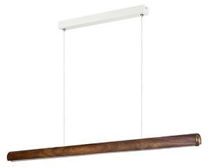 Lampa Wisząca DFTP by Nordlux, Akeno, ściemnialny, drewniany, jadalnia, drewno, nowoczesny