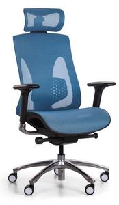 Krzesło biurowe COMFORTE II, niebieskie