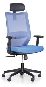 Krzesło biurowe PATTY, niebieski
