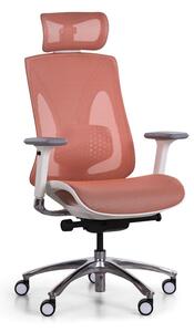 Krzesło biurowe COMFORTE, pomarańczowe
