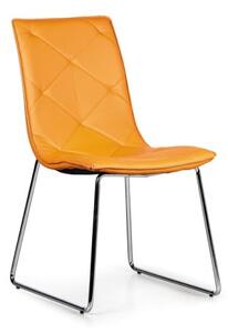 Krzesło konferencyjne ARID, pomarańczowe