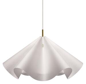 Lampa Wisząca Moebe, Sinuate, ściemnialny, biały, salon, papier | karton, design