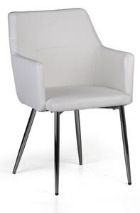 Krzesło konferencyjne Grace, białe
