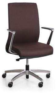 Krzesło biurowe TITAN, brązowe
