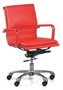 Fotel biurowy STIX, czerwony