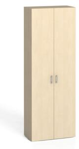 Szafa biurowa z drzwiami PRIMO KOMBI, 5 półek, 2233 x 800 x 400 mm, brzoza