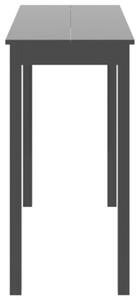 Stolik barowy z mdf, czarny, 115 x 55 x 107 cm