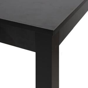 Stolik barowy z mdf, czarny, 115 x 55 x 107 cm