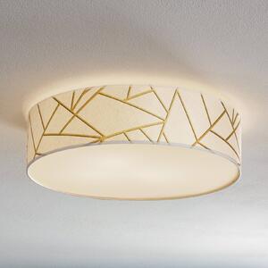 Lampa sufitowa Zulu Eko-Light, możliwość ściemniania, mosiężny / złoty, salon / jadalnia, tkanina / materiał / jedwab, nowoczesny