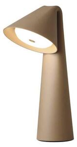 FRANDSEN Lampa stołowa Ami, możliwość ściemniania, kremowy / amber, salon / jadalnia, metal, nowoczesny